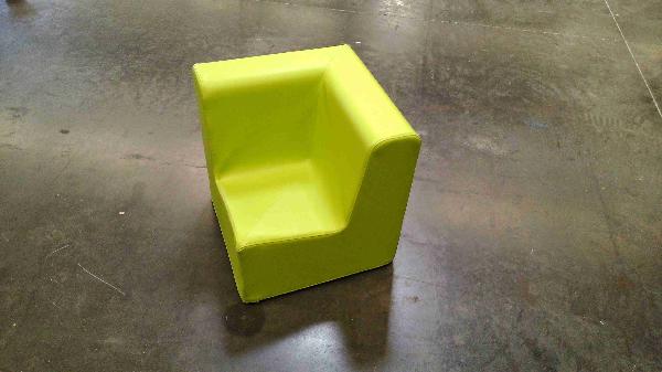 Chauffeuse Angle 90 ° - 48 x 48 x 50 cm - Assise 25 (REF A25-3)