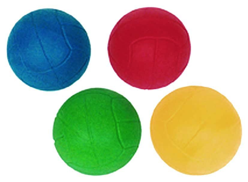Lot de 12 Balles mousse rebondissante - Coloris assortis (REF MOT-4.1)