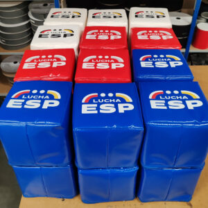 Lot de 3 Cubes Challenge : Rouge, Bleu et Blanc