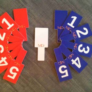 Palettes d'arbitrage pour la lutte - Le jeu de 13