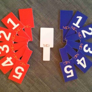 Palettes d'arbitrage pour la lutte - Le jeu de 13