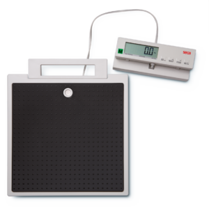 Balance Electronique portative avec bloc alimentation - jusqu'à 200 kg - plateau 28 x 60 cm