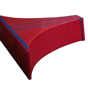 Virage Séparateur de patinoire en mousse 20kg/m3, housse soudée en PVC non feu M2 680g/m² Liaison par bandes agrippantes - 150 x 300 x hauteur 25 cm (bavettes de liaisons fournies)
