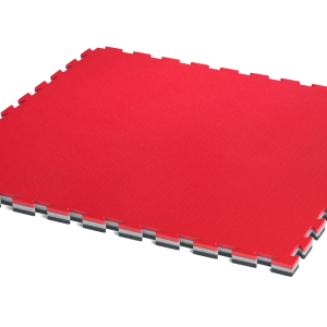 Tatami MMA Grappling - 100 x 100 cm épaisseur 3,5 cm - Rouge / Gris / Noir - prix au m²